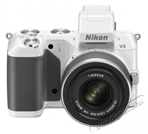 Nikon 1 V2 + 10-30mm VR + 30-110mm VR Kit fehér (2 év garancia!) Fényképezőgép / kamera - MILC cserélhető objektíves kompakt fényképezőgép - 259826