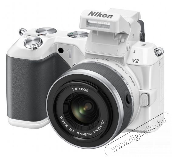 Nikon 1 V2 + 10-30mm VR + 30-110mm VR Kit fehér (2 év garancia!) Fényképezőgép / kamera - MILC cserélhető objektíves kompakt fényképezőgép - 259826