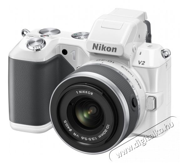 Nikon 1 V2 + 10-30mm VR + 30-110mm VR Kit fehér (2 év garancia!) Fényképezőgép / kamera - MILC cserélhető objektíves kompakt fényképezőgép - 259826