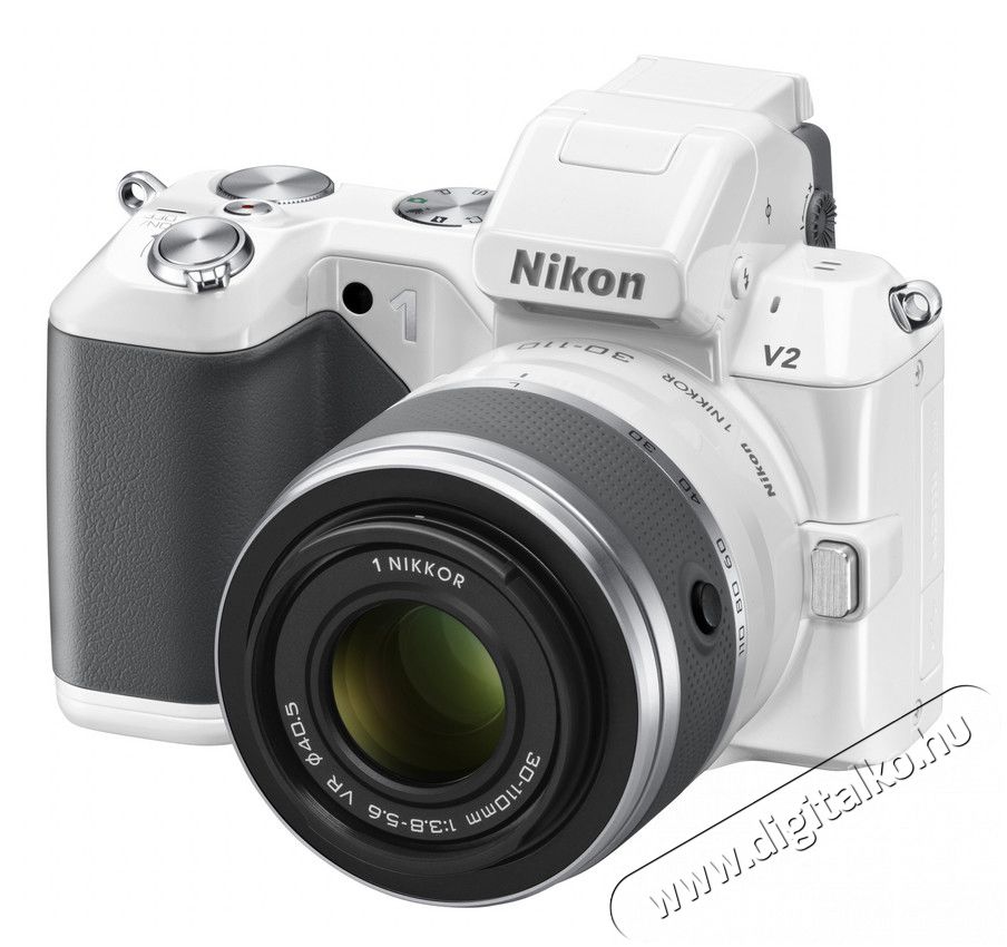 Nikon 1 V2 + 10-30mm VR + 30-110mm VR Kit fehér (2 év garancia!) Fényképezőgép / kamera - MILC cserélhető objektíves kompakt fényképezőgép - 259826
