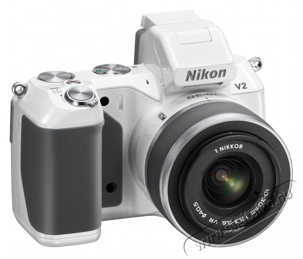 Nikon 1 V2 + 10-30mm VR + 30-110mm VR Kit fehér (2 év garancia!) Fényképezőgép / kamera - MILC cserélhető objektíves kompakt fényképezőgép - 259826