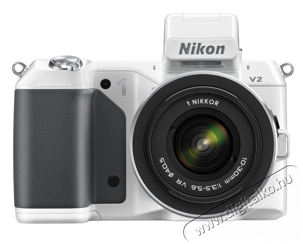 Nikon 1 V2 + 10-30mm VR Kit fehér (2 év garancia!) Fényképezőgép / kamera - MILC cserélhető objektíves kompakt fényképezőgép - 259824
