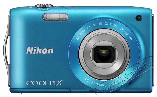Nikon CoolPix S3300 k&eacute;k F&eacute;nyk&eacute;pezőg&eacute;p / kamera - Kompakt f&eacute;nyk&eacute;pezőg&eacute;p - Norm&aacute;l tud&aacute;s&uacute; kompakt - 253678