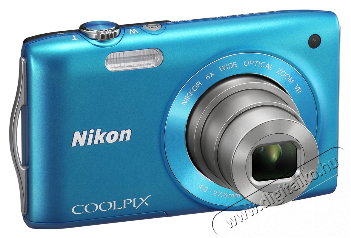 Nikon CoolPix S3300 k&eacute;k F&eacute;nyk&eacute;pezőg&eacute;p / kamera - Kompakt f&eacute;nyk&eacute;pezőg&eacute;p - Norm&aacute;l tud&aacute;s&uacute; kompakt - 253678