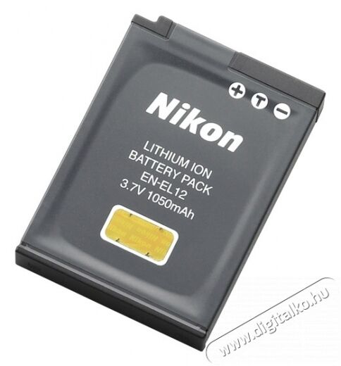 Nikon EN-EL12 Li-ion akkumulátor (1050mAh) Akkuk és töltők - Li-ion akkumulátor és töltő (gyári) - Akku - 254159