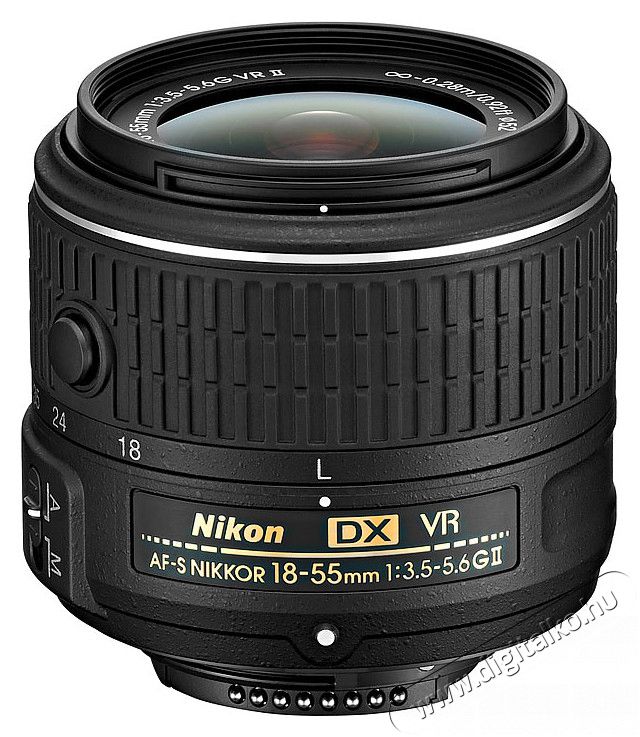 Nikon 18-55mm f/3,5-5,6 G AF-S VR II DX Fotó-Videó kiegészítők - Objektív - Zoom objektív - 274076