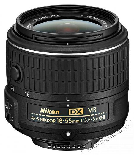 Nikon 18-55mm f/3,5-5,6 G AF-S VR II DX Fotó-Videó kiegészítők - Objektív - Zoom objektív - 274076