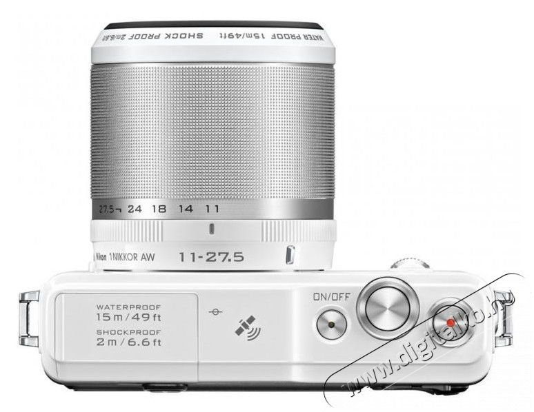 Nikon 1 AW1 + 11-27,5 Adventure Kit - fehér (2 év garancia!) Fényképezőgép / kamera - MILC cserélhető objektíves kompakt fényképezőgép - 273664