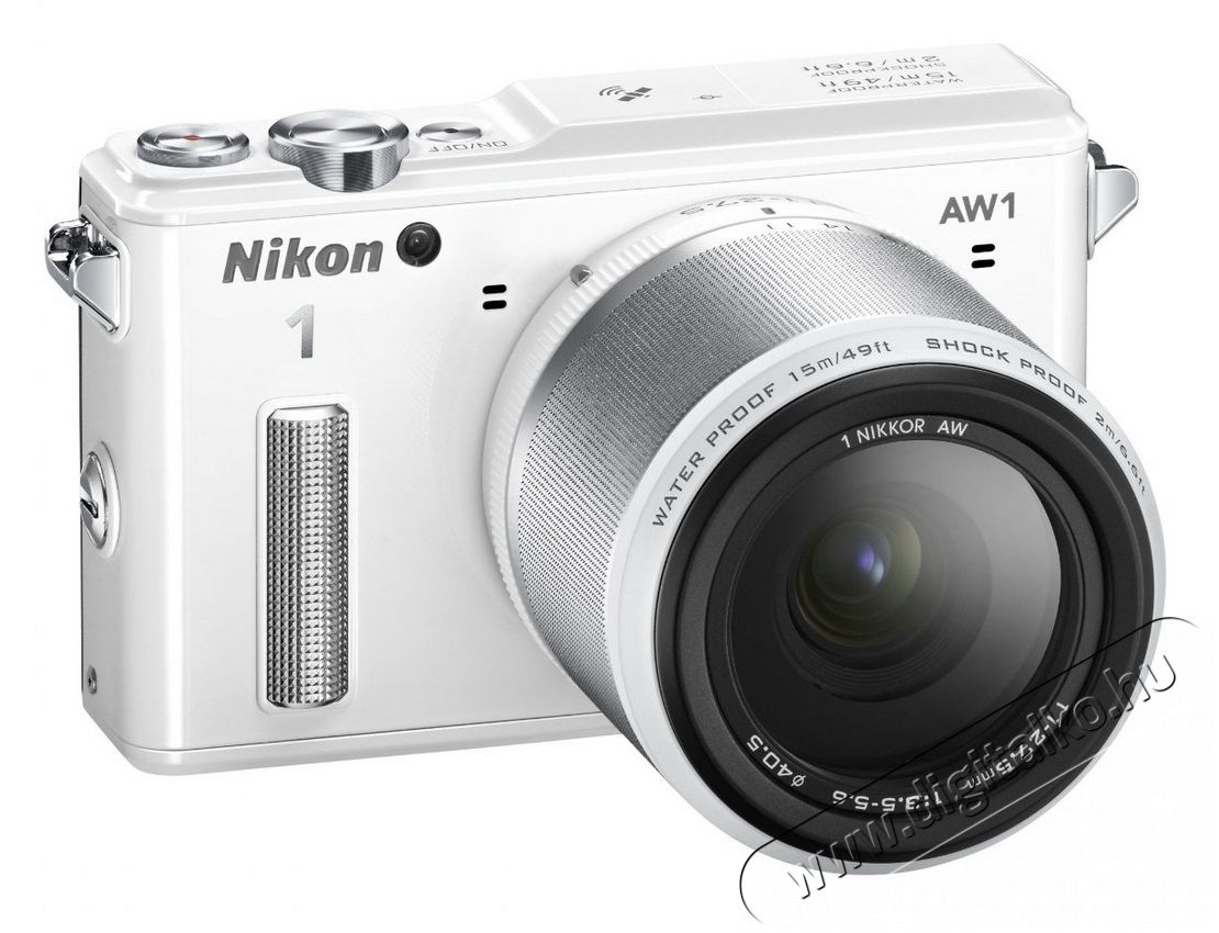 Nikon 1 AW1 + 11-27,5mm Kit - fehér (2 év garancia!) Fényképezőgép / kamera - MILC cserélhető objektíves kompakt fényképezőgép - 273660