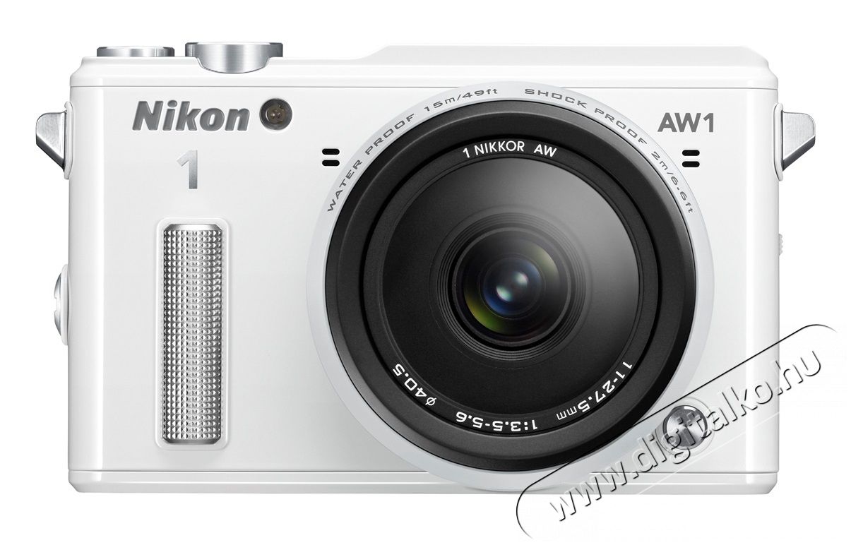 Nikon 1 AW1 + 11-27,5mm Kit - fehér (2 év garancia!) Fényképezőgép / kamera - MILC cserélhető objektíves kompakt fényképezőgép - 273660