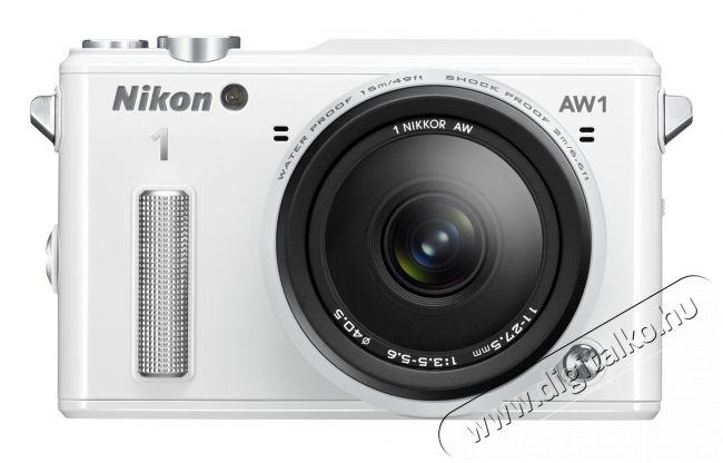 Nikon 1 AW1 + 11-27,5mm Kit - fehér (2 év garancia!) Fényképezőgép / kamera - MILC cserélhető objektíves kompakt fényképezőgép - 273660