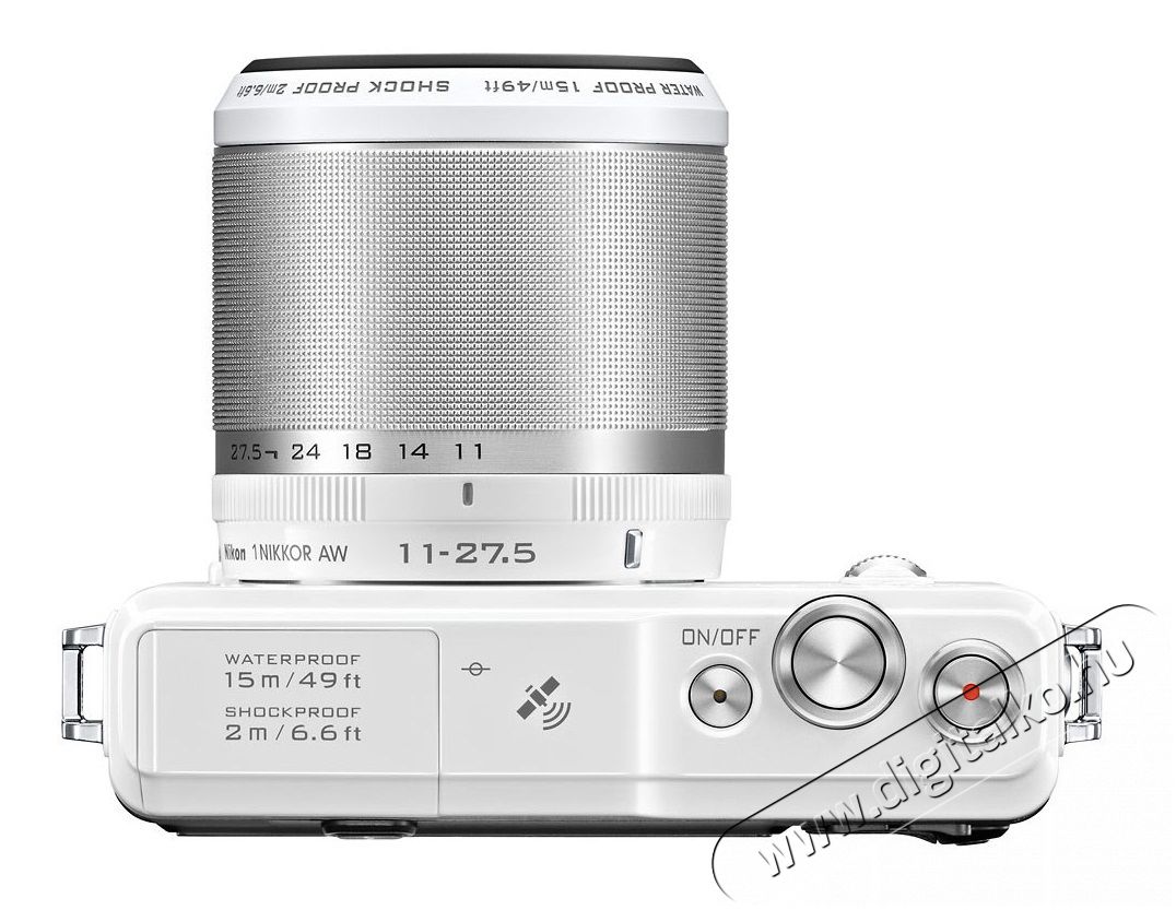 Nikon 1 AW1 + 11-27,5mm Kit - fehér (2 év garancia!) Fényképezőgép / kamera - MILC cserélhető objektíves kompakt fényképezőgép - 273660