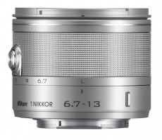 Nikon 1 NIKKOR 6,7-13mm f/3,5–5,6 VR Objektív - ezüst Fotó-Videó kiegészítők - Objektív - Zoom objektív - 278460
