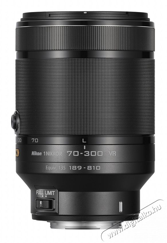 Nikon 1 NIKKOR 70-300mm f/4,5-5,6 VR objektív - fekete Fotó-Videó kiegészítők - Objektív - Zoom objektív - 278457
