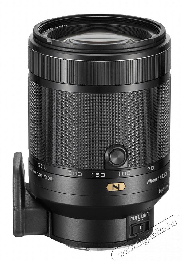 Nikon 1 NIKKOR 70-300mm f/4,5-5,6 VR objektív - fekete Fotó-Videó kiegészítők - Objektív - Zoom objektív - 278457