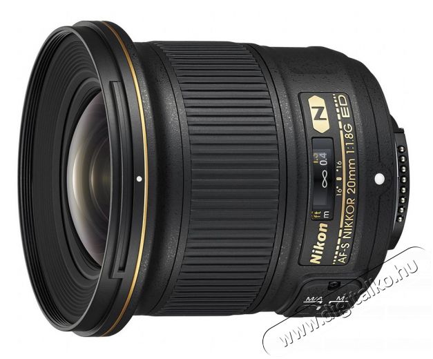 Nikon 20mm f/1,8 G AF-S NIKKOR objektív Fotó-Videó kiegészítők - Objektív - Fix fókuszú objektív - 282074