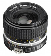 Nikon 28mm f/2,8 AI objektív Fotó-Videó kiegészítők - Objektív - Fix fókuszú objektív - 296704