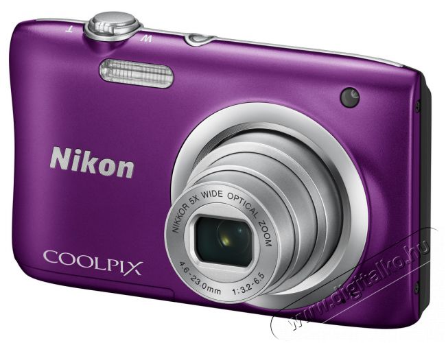 Nikon CoolPix A100 - lila (2 év garancia!) Fényképezőgép / kamera - Kompakt fényképezőgép - Normál tudású kompakt - 296709