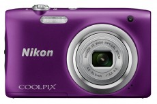 Nikon CoolPix A100 - lila (2 év garancia!) Fényképezőgép / kamera - Kompakt fényképezőgép - Normál tudású kompakt - 296709