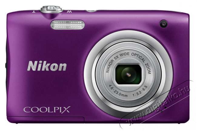 Nikon CoolPix A100 - lila (2 év garancia!) Fényképezőgép / kamera - Kompakt fényképezőgép - Normál tudású kompakt - 296709