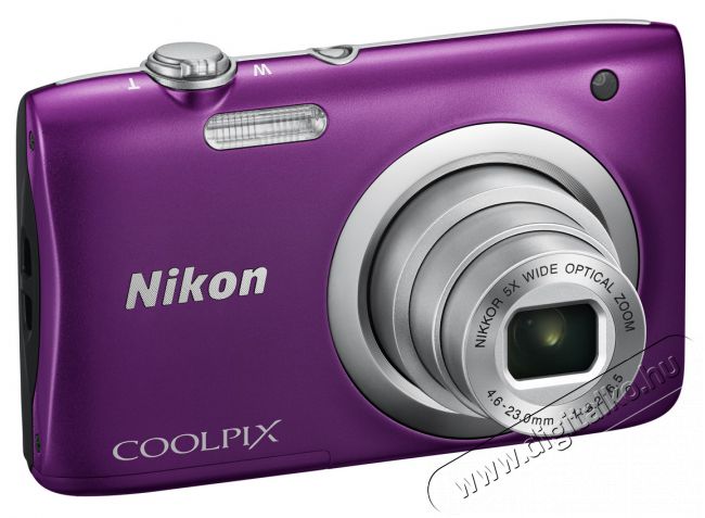 Nikon CoolPix A100 - lila (2 év garancia!) Fényképezőgép / kamera - Kompakt fényképezőgép - Normál tudású kompakt - 296709