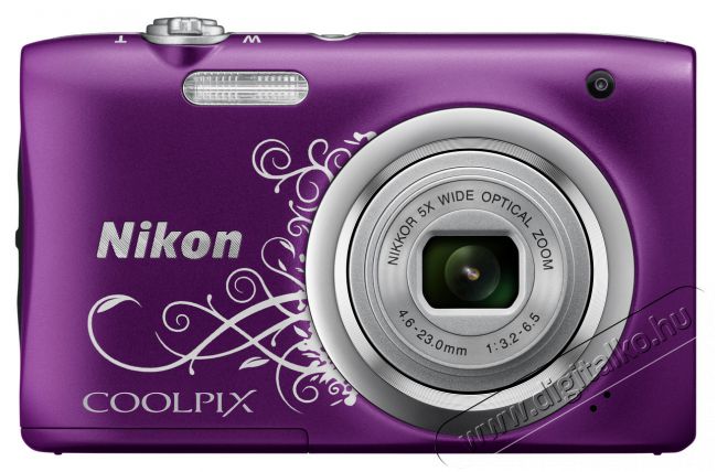 Nikon CoolPix A100 - Lineart lila (2 év garancia!) Fényképezőgép / kamera - Kompakt fényképezőgép - Normál tudású kompakt - 296710