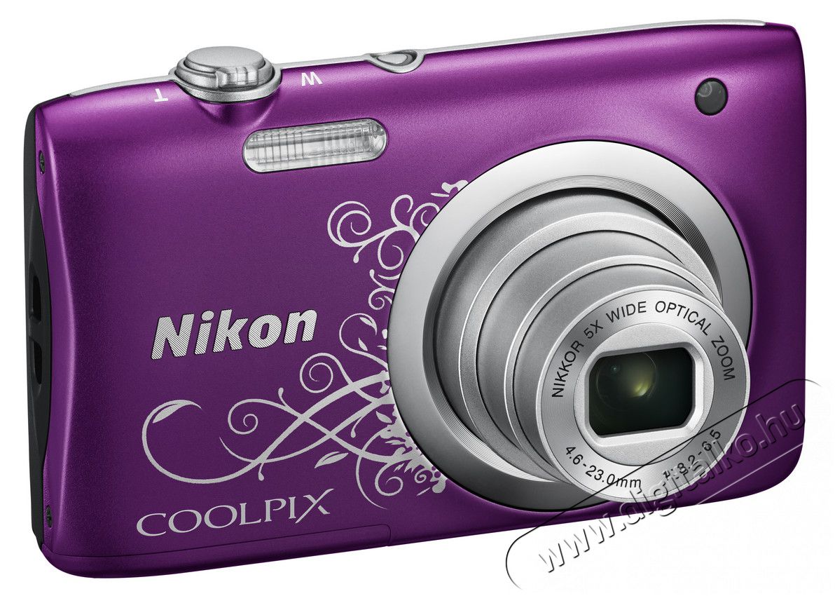 Nikon CoolPix A100 - Lineart lila (2 év garancia!) Fényképezőgép / kamera - Kompakt fényképezőgép - Normál tudású kompakt - 296710