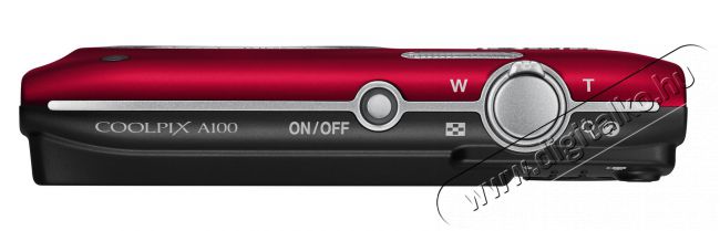 Nikon CoolPix A100 - vörös (2 év garancia!) Fényképezőgép / kamera - Kompakt fényképezőgép - Normál tudású kompakt - 296708