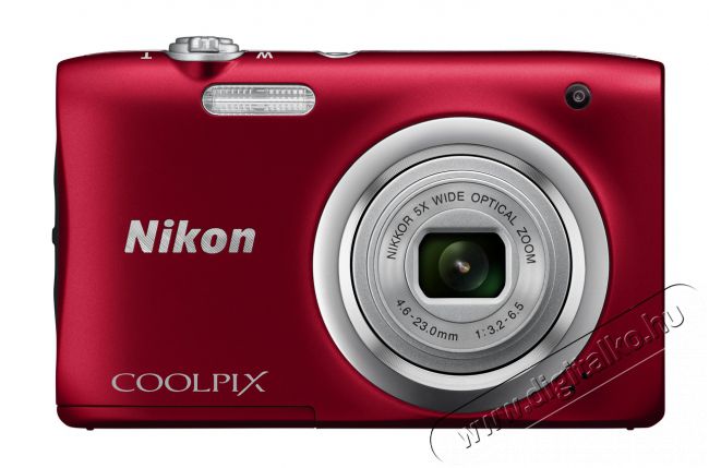 Nikon CoolPix A100 - vörös (2 év garancia!) Fényképezőgép / kamera - Kompakt fényképezőgép - Normál tudású kompakt - 296708