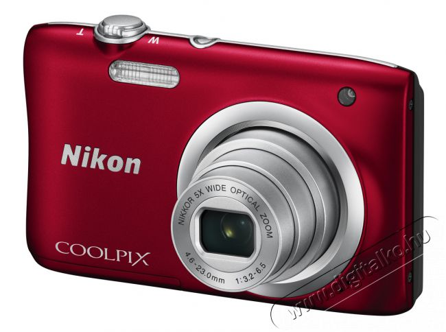 Nikon CoolPix A100 - vörös (2 év garancia!) Fényképezőgép / kamera - Kompakt fényképezőgép - Normál tudású kompakt - 296708
