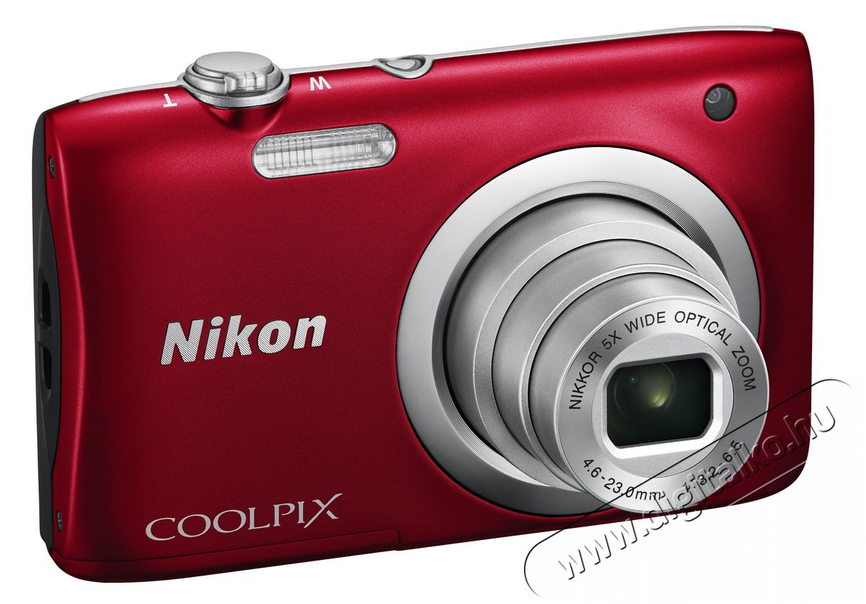 Nikon CoolPix A100 - vörös (2 év garancia!) Fényképezőgép / kamera - Kompakt fényképezőgép - Normál tudású kompakt - 296708