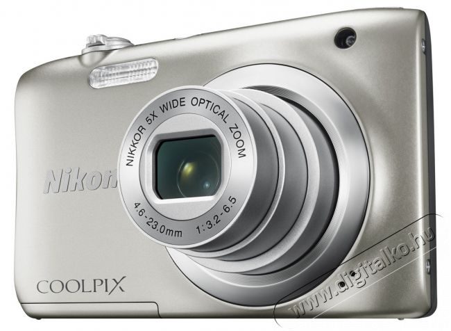 Nikon CoolPix A100 - ezüst (2 év garancia!) Fényképezőgép / kamera - Kompakt fényképezőgép - Normál tudású kompakt - 296706