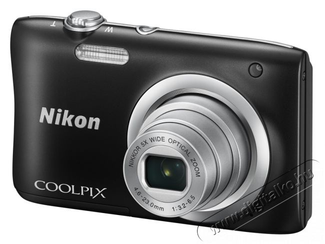 Nikon CoolPix A100 - fekete (2 év garancia!) Fényképezőgép / kamera - Kompakt fényképezőgép - Normál tudású kompakt - 296707