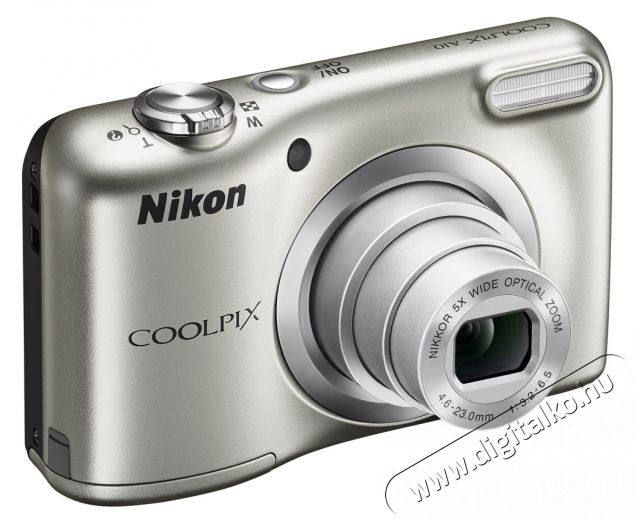 Nikon CoolPix A10 - ezüst (2 év garancia!) Fényképezőgép / kamera - Kompakt fényképezőgép - Normál tudású kompakt - 296711