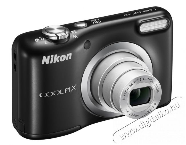Nikon CoolPix A10 - fekete (2 év garancia!) Fényképezőgép / kamera - Kompakt fényképezőgép - Normál tudású kompakt - 296712