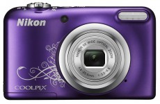 Nikon CoolPix A10 - Lineart lila (2 év garancia!) Fényképezőgép / kamera - Kompakt fényképezőgép - Normál tudású kompakt - 296714