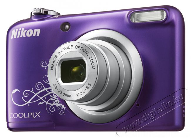 Nikon CoolPix A10 - Lineart lila (2 év garancia!) Fényképezőgép / kamera - Kompakt fényképezőgép - Normál tudású kompakt - 296714