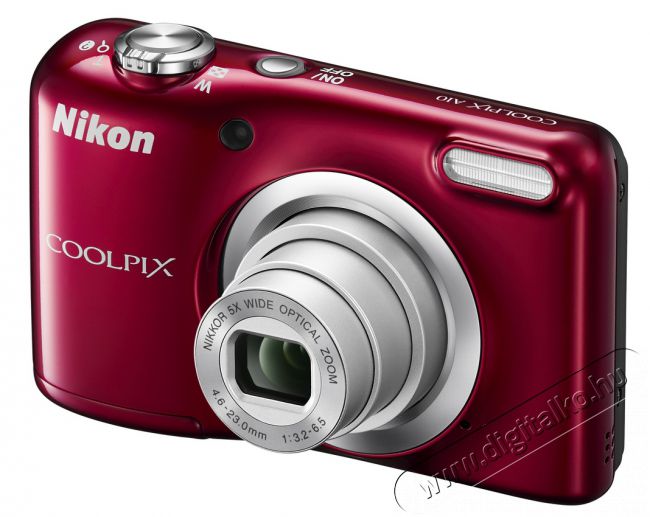 Nikon CoolPix A10 - vörös (2 év garancia!) Fényképezőgép / kamera - Kompakt fényképezőgép - Normál tudású kompakt - 296713