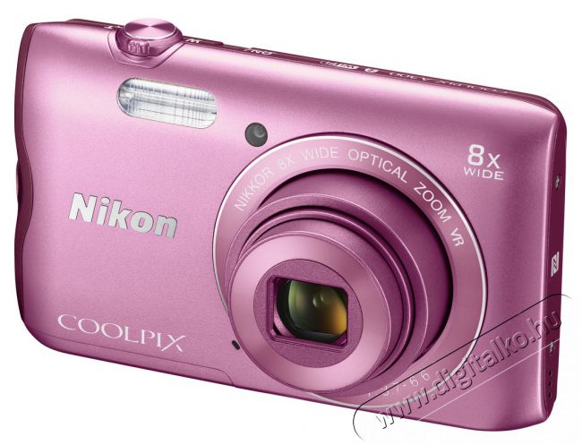 Nikon CoolPix A300 - rózsaszín (2 év garancia!) Fényképezőgép / kamera - Kompakt fényképezőgép - Normál tudású kompakt - 297820