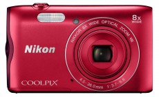 Nikon CoolPix A300 - vörös (2 év garancia!) Fényképezőgép / kamera - Kompakt fényképezőgép - Normál tudású kompakt - 297836