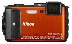 Nikon CoolPix AW130 - narancs (2 év garancia!) Fényképezőgép / kamera - Kompakt fényképezőgép - Kaland és vízálló fényképezőgép - 282117