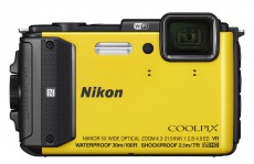Nikon CoolPix AW130 - sárga (2 év garancia!) Fényképezőgép / kamera - Kompakt fényképezőgép - Kaland és vízálló fényképezőgép - 282119