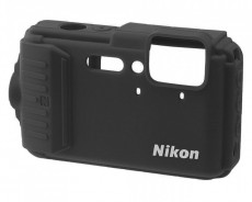 Nikon CoolPix AW130 szilikon tok - fekete Fotó-Videó kiegészítők - Fotó-videó táska / tok - Vázvédő tok / markolat borítás - 283084