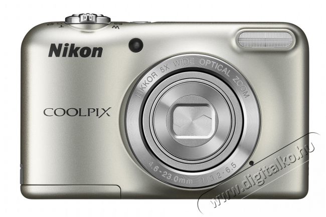 Nikon CoolPix L31 - ezüst (2 év garancia!) + Színes tok Fényképezőgép / kamera - Kompakt fényképezőgép - Normál tudású kompakt - 289433