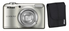 Nikon CoolPix L31 - ezüst (2 év garancia!) + Nikon CS-L01 tok Fényképezőgép / kamera - Kompakt fényképezőgép - Normál tudású kompakt - 289437