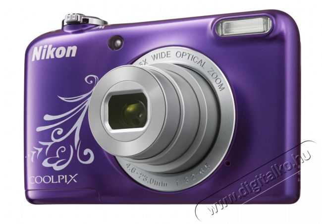 Nikon CoolPix L31 - LINEART lila (2 év garancia!) + Nikon CS-L01 tok Fényképezőgép / kamera - Kompakt fényképezőgép - Normál tudású kompakt - 289439