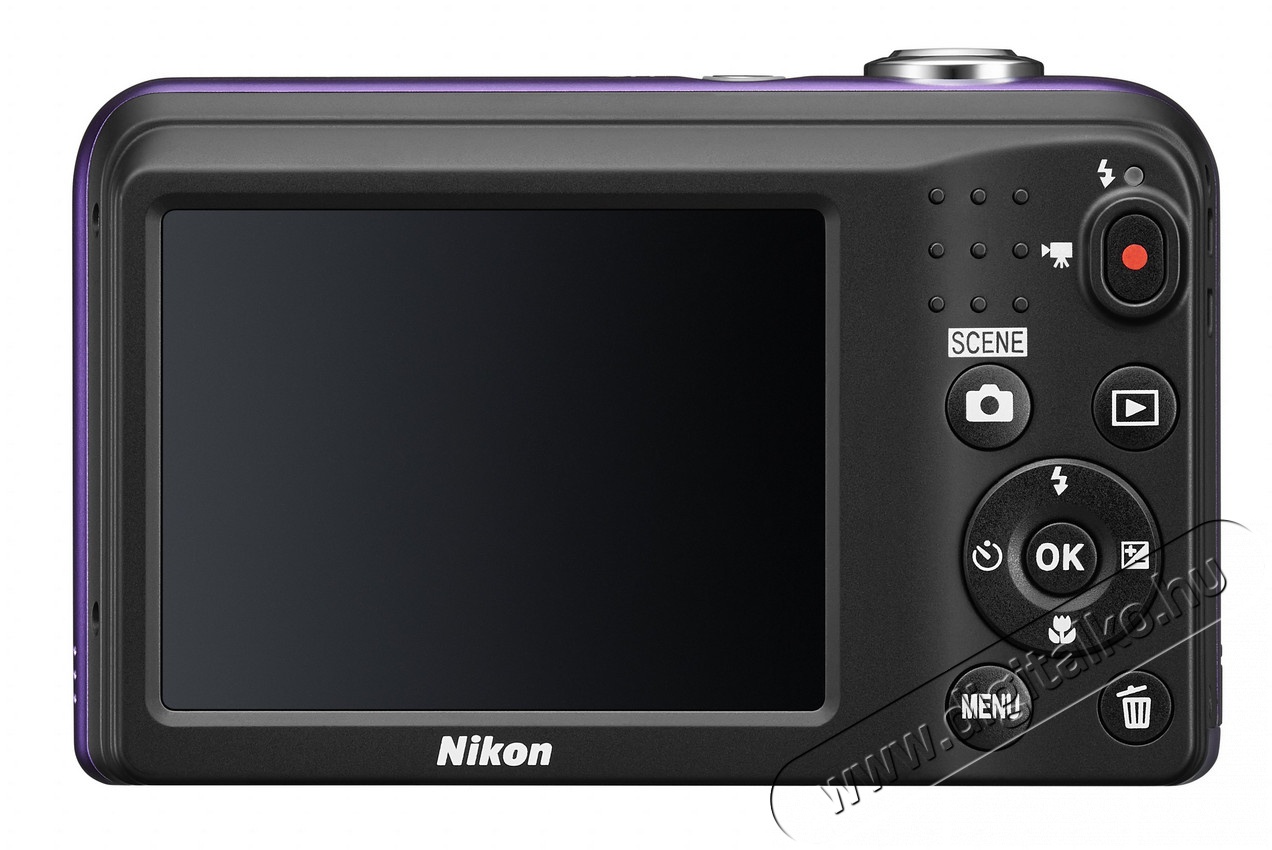 Nikon CoolPix L31 - LINEART lila (2 év garancia!) + Nikon CS-L01 tok Fényképezőgép / kamera - Kompakt fényképezőgép - Normál tudású kompakt - 289439