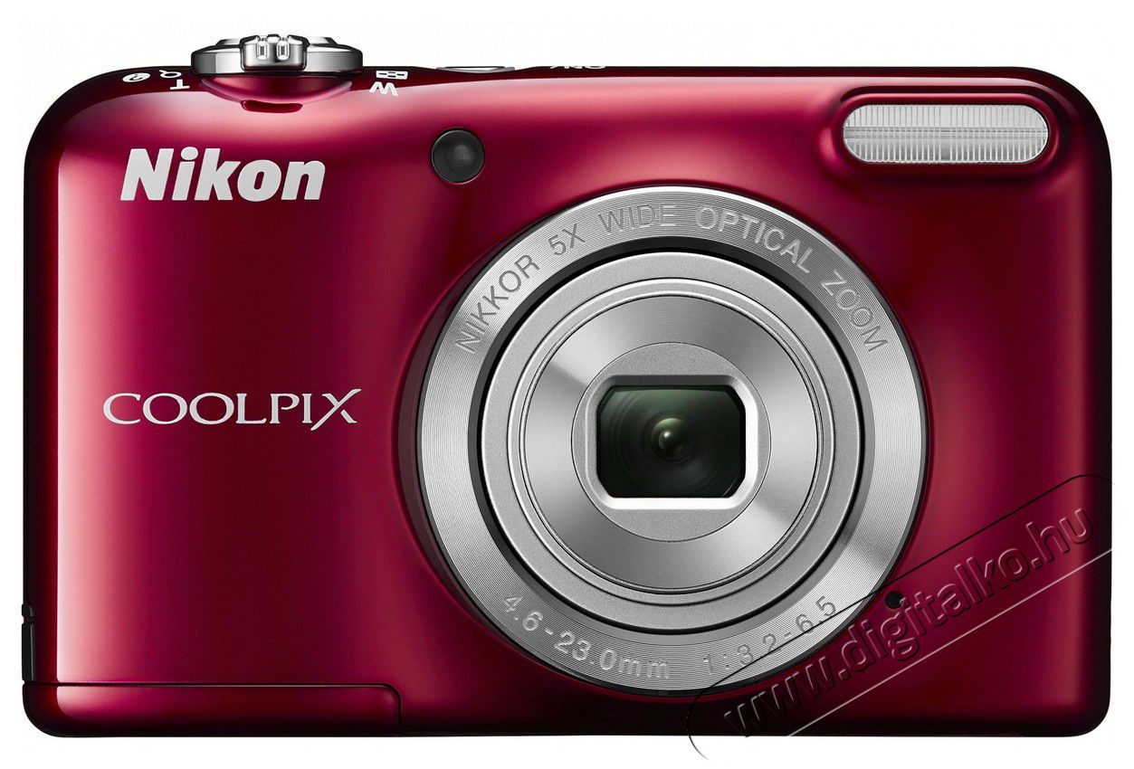 Nikon CoolPix L31 - vörös (2 év garancia!) Fényképezőgép / kamera - Kompakt fényképezőgép - Normál tudású kompakt - 282086
