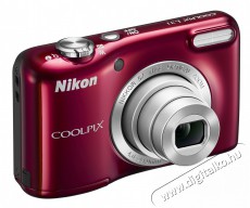 Nikon CoolPix L31 - vörös (2 év garancia!) + Színes tok Fényképezőgép / kamera - Kompakt fényképezőgép - Normál tudású kompakt - 289434