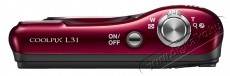 Nikon CoolPix L31 - v&ouml;r&ouml;s (2 &eacute;v garancia!) + Nikon CS-L01 tok F&eacute;nyk&eacute;pezőg&eacute;p / kamera - Kompakt f&eacute;nyk&eacute;pezőg&eacute;p - Norm&aacute;l tud&aacute;s&uacute; kompakt - 289438